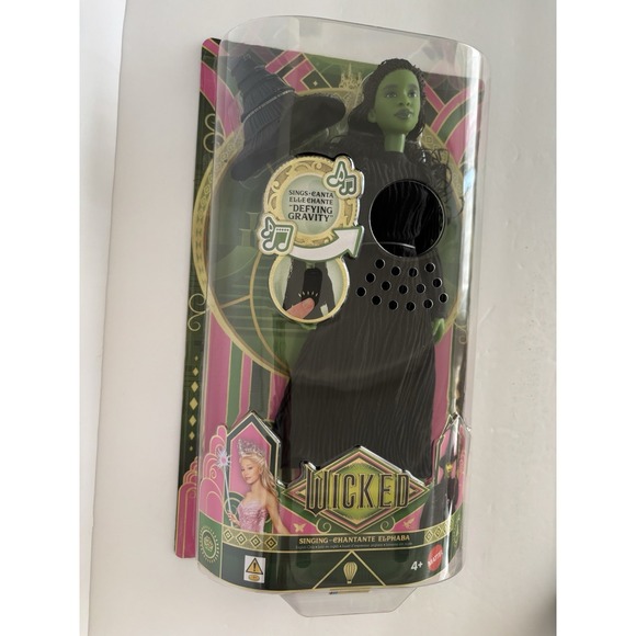 NEW Wicked Elphaba Singing Fashion Doll  Sings "Defying Gravity" - Picture 1 of 7
